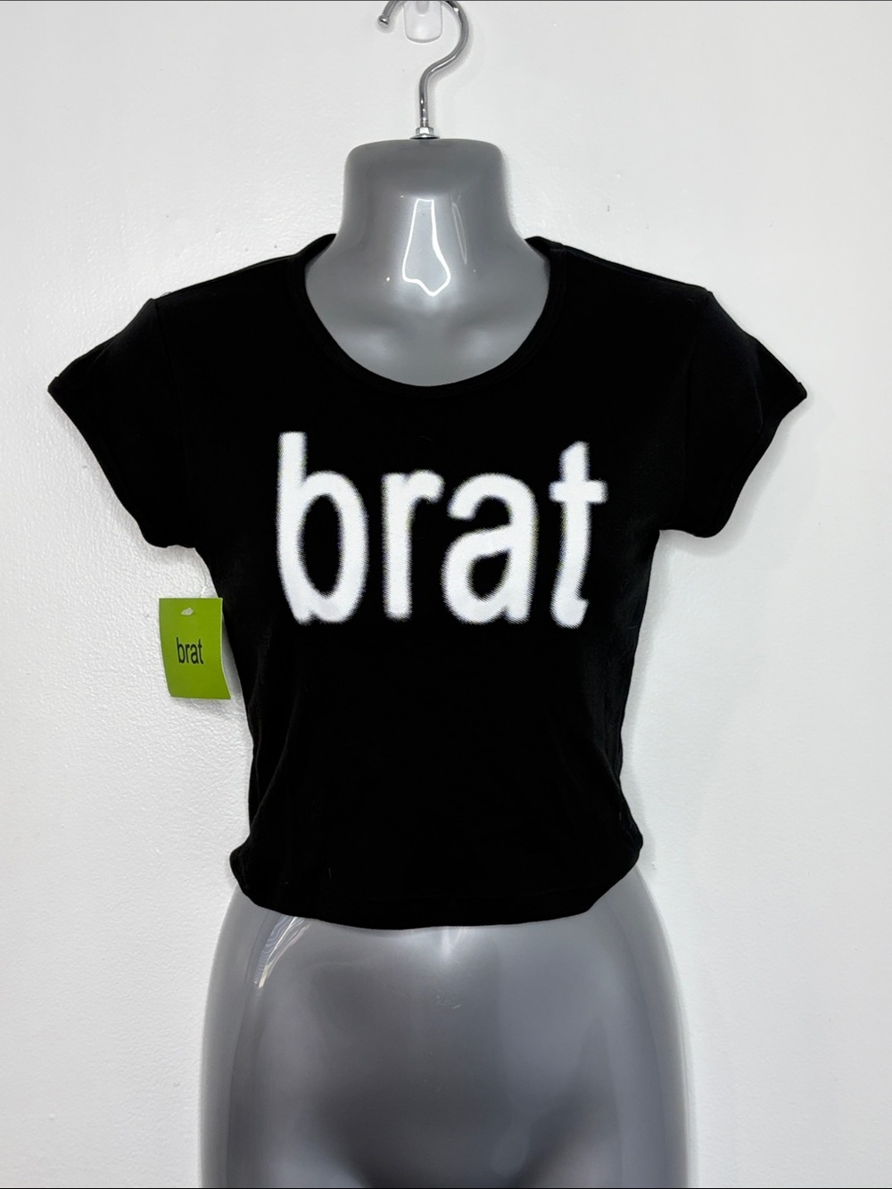 Charli XCX Official Brat Baby Tee - Small - Picture 2 of 6